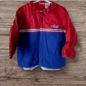 NIKE GUC BOYS JACKET RED WHITE BLUE TOP TOPS SHIRTS JACKETS GIRLS SHIRT SIZE 5 6